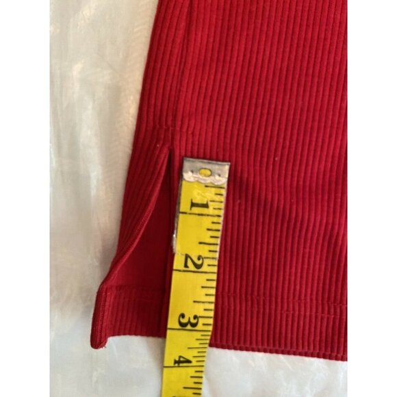 VTG Links Christmas‎ Shirt Women M Red Y2K 90s Cottagecore Holiday Wintercore - Picture 11 of 11